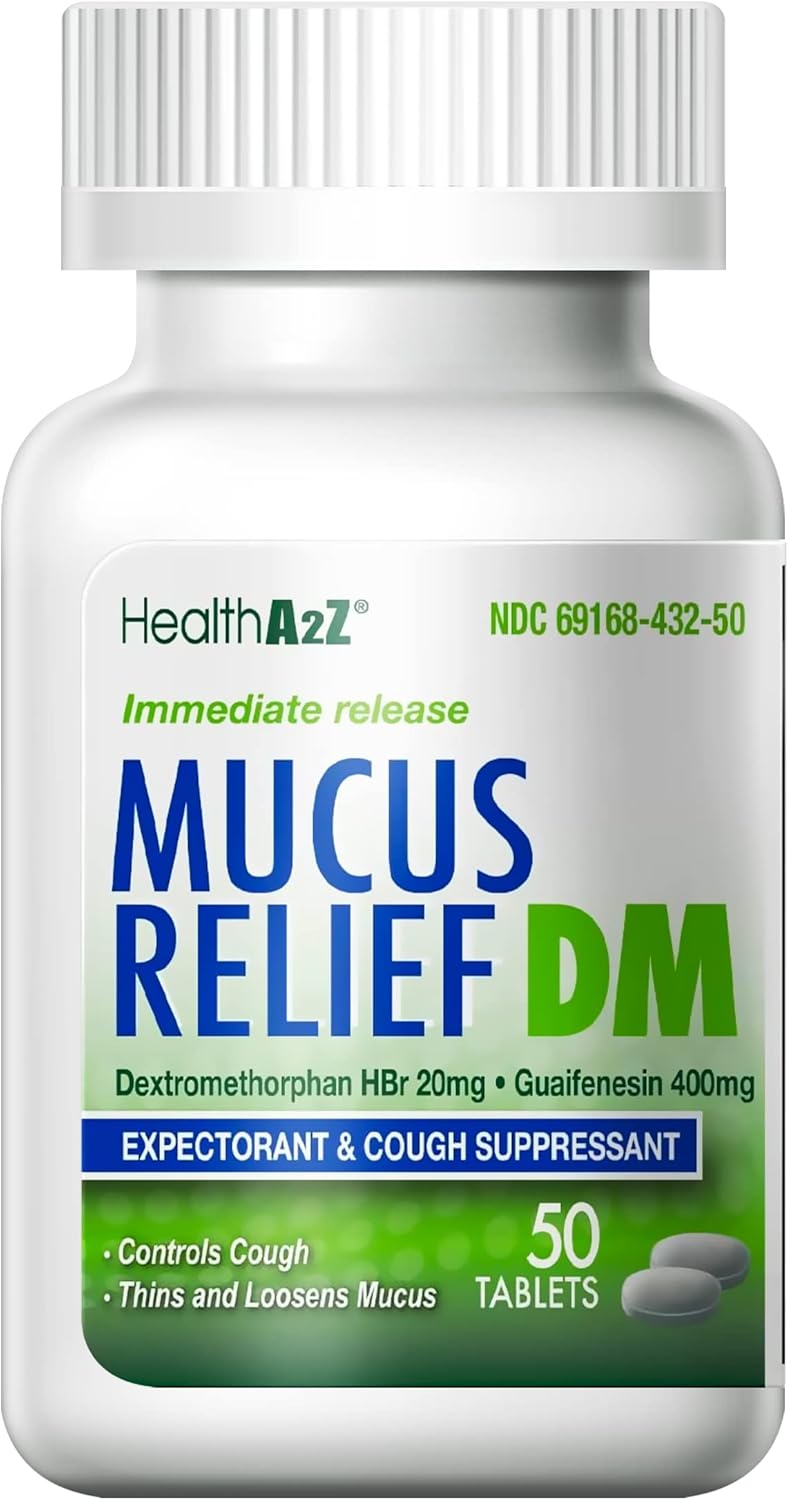 Healtha2Z® Mucus Relief Dm  Dextromethorphan Hbr 20Mg  Guaifenesin 400Mg  No Benzene Cough, Immediate Release, Uncoated