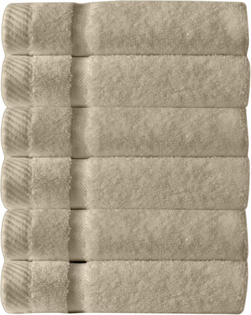 Arm & Hammer Super Soft Washcloths, 6 Piece, Khaki