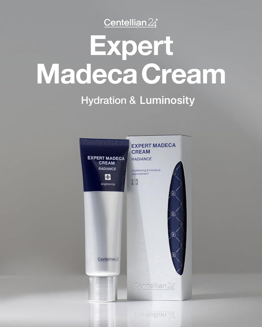 Centellian 24 Expert Madeca Cream (1.69Fl Oz) - Premium Lasting Hydration Moisturizer For Dry, Sensitive Skin. Centella Asiatica, Teca, Gotu Kola