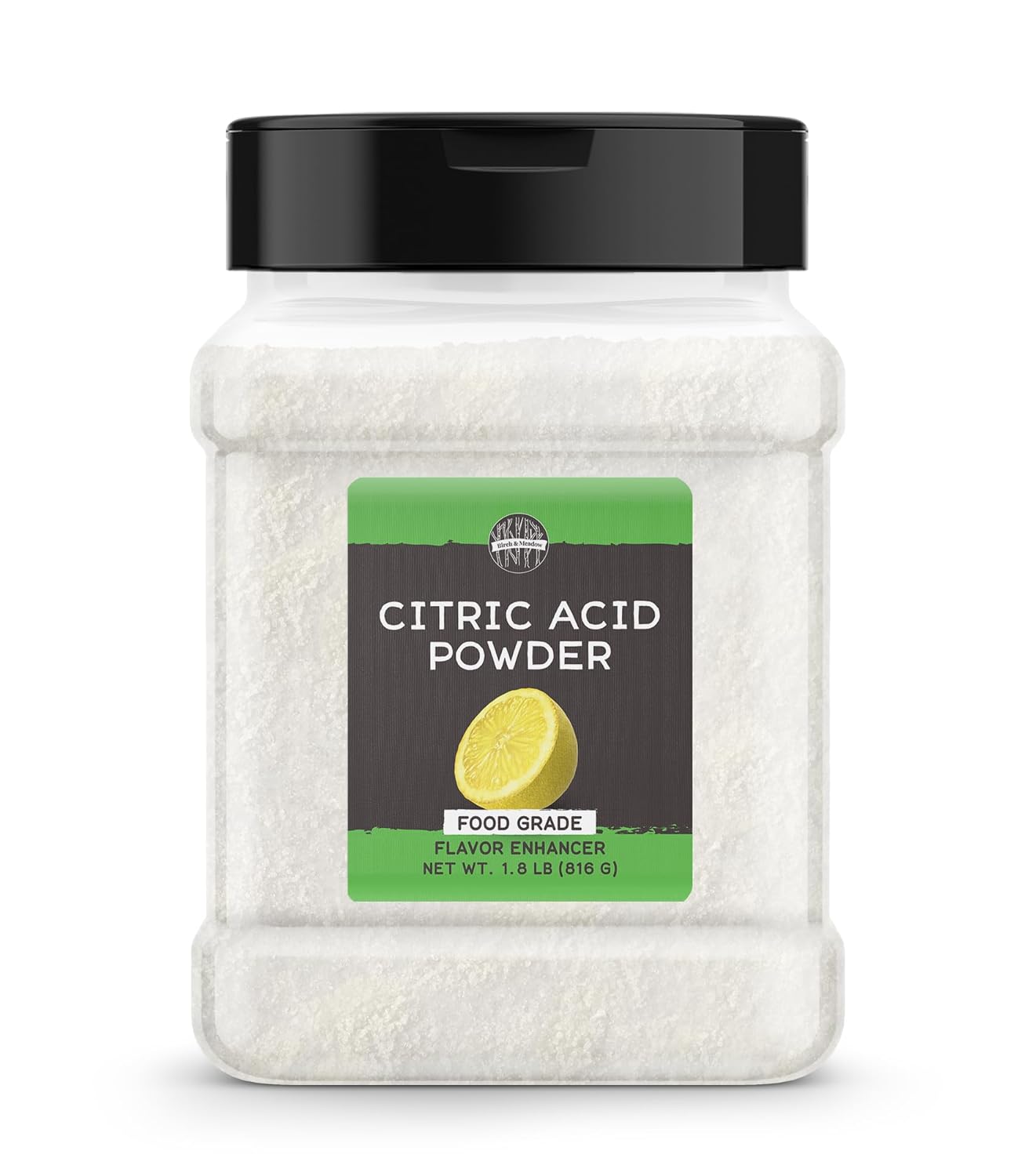 Birch & Meadow Citric Acid, 1.8 Lb, Food Safe, Food Preservative