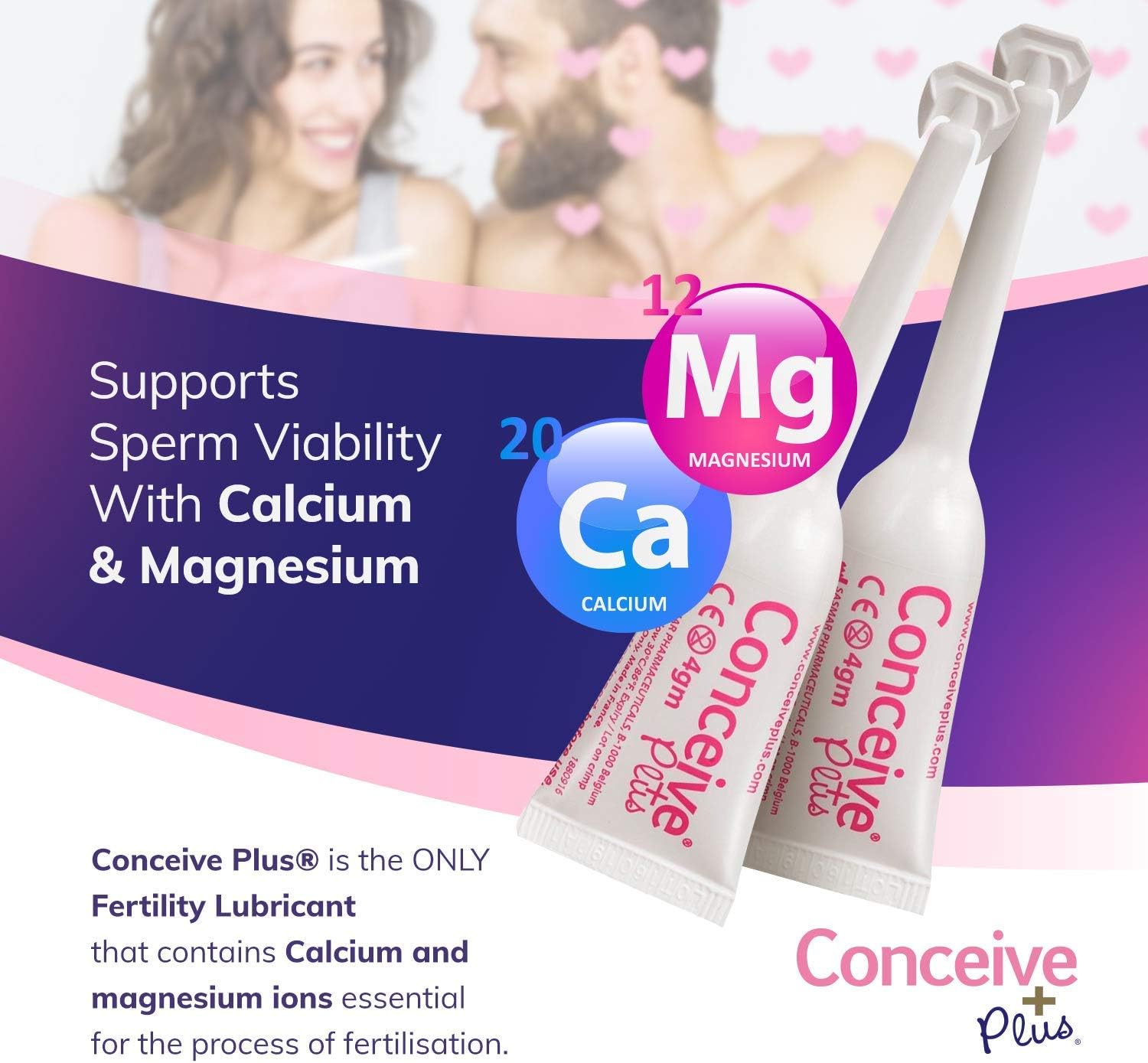 Conceive Plus Fertility Lubricant in Pre-Filled Applicators, Fertility Friendly Lube for Couples Trying to Conceive, 3 x 4g Applicators : Everything Else