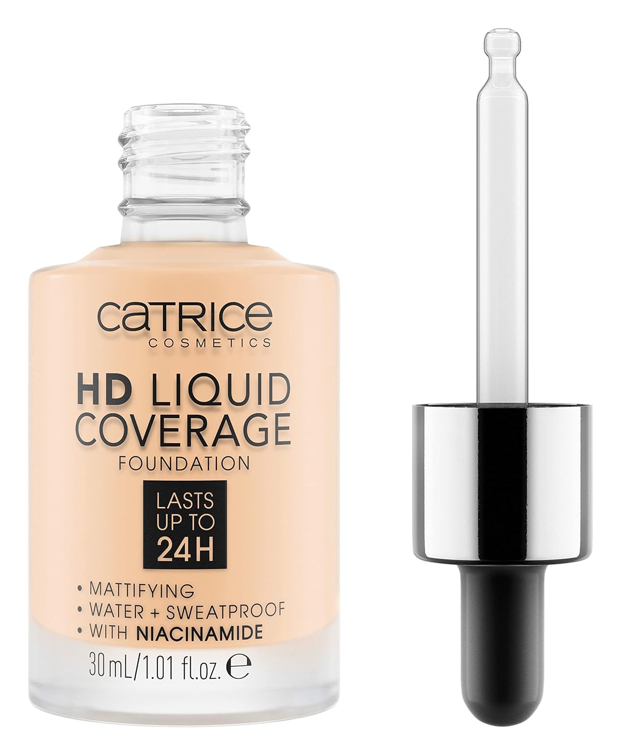 Catrice | Hd Liquid Coverage Foundation | High & Natural Coverage | Vegan & Cruelty Free (048 | Desert Beige)