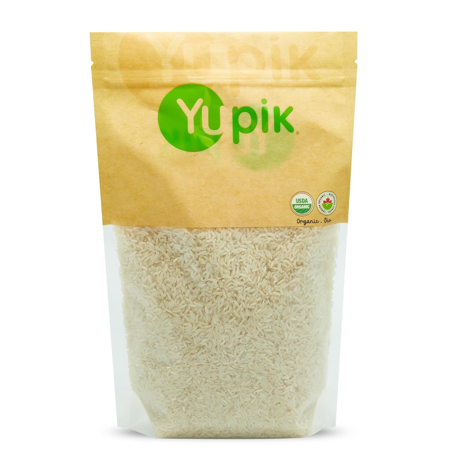 Yupik Organic White Long Rice, 2.2 Lb, Non-Gmo, Gluten-Free, Vegan, Good Source Of Protein, Fiber & Iron, Easy To Cook