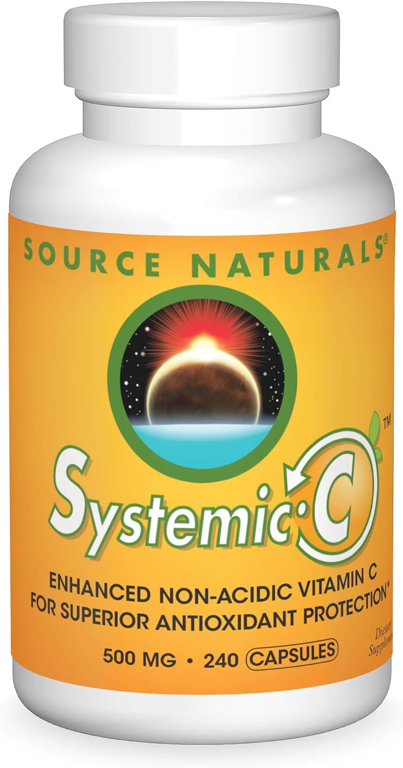 Source Naturals Systemic C, 500mg - 240 Capsules