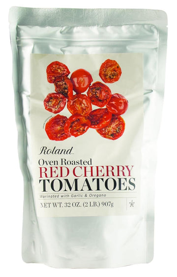 Roland Foods Oven Roasted Tomatoes, Marinated With Garlic And Oregano, Specialty Imported Food, - Bag Cherry 32 Ounce