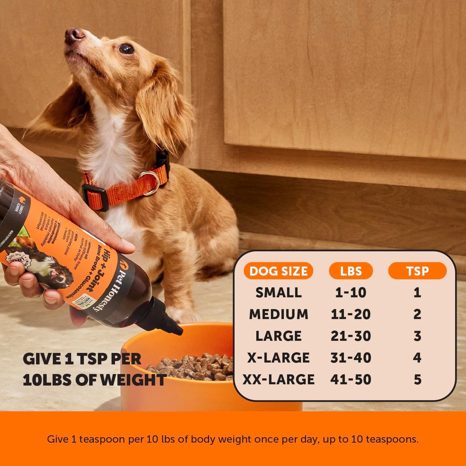 Pet Honesty Dog Joint Supplement with Salmon Oil for Dogs - Ease Stiffness, Reduce Discomfort & Support Joint Mobility Liquid Supplement, Dog Food Topper Bone Broth with Glucosamine for Dogs (12 oz) : Pet Supplies