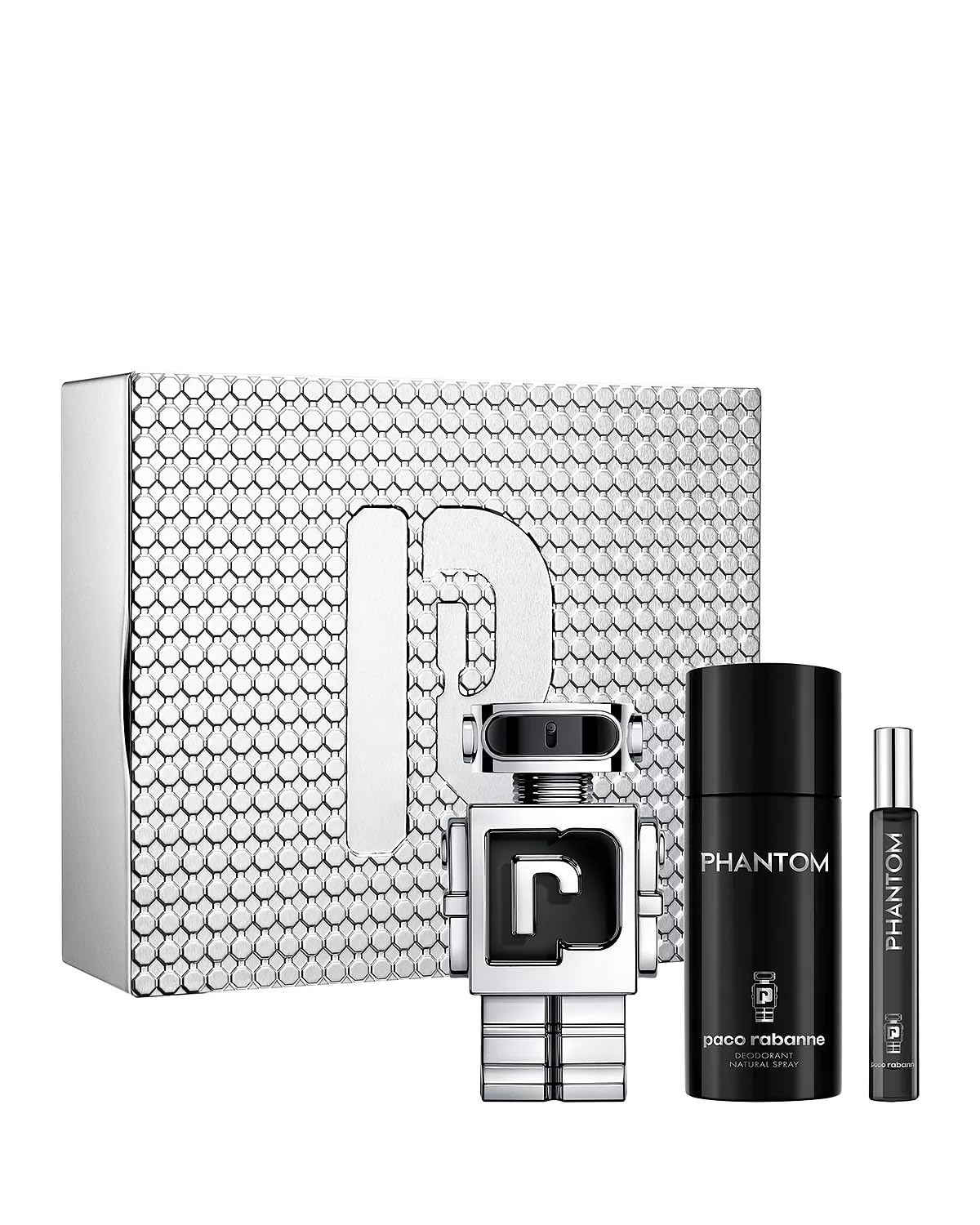 Paco Rabanne Phantom 3-Piece Tin Set For Men, : Beauty & Personal Care
