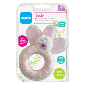 Mam Cooler Teether, Girls 4+ Months, 1-Count