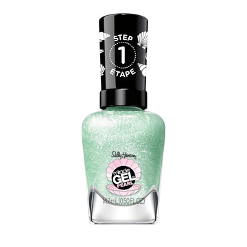 Sally Hansen Miracle Gel™, Pearls Under The Sea, Long Lasting, Gel-Like Formula, No Uv Lamp Needed, Green Nail Polish