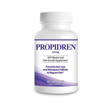 Propidren by HairGenics - DHT Blocker & Hair Growth Supplement to Combat Hair Loss, Stimulate Follicles, and Promote Regrowth. Proprietary Hair Treatment.