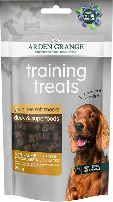 Arden Grange Training treats grain free with fresh duck & superfoods 80g :Pet Supplies