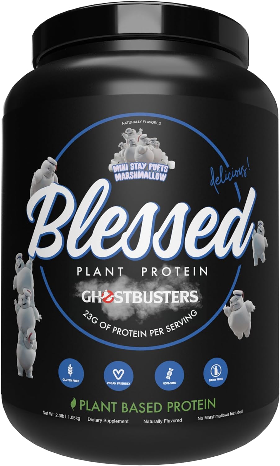 BLESSED x Ghostbusters Vegan Protein Powder - Plant Based Protein Shak