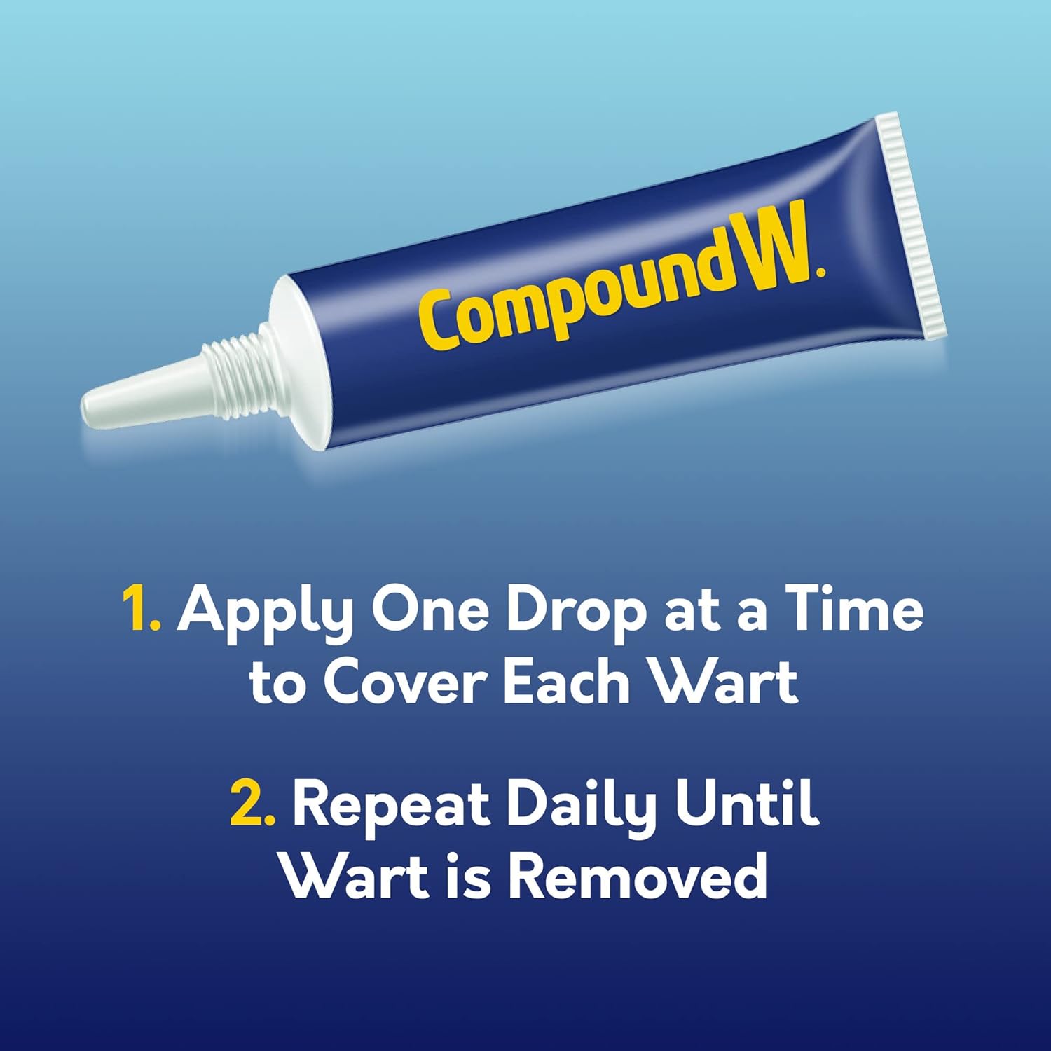 Compound W Maximum Strength Fast Acting Gel Wart Remover, 0.25 Oz : Health & Household