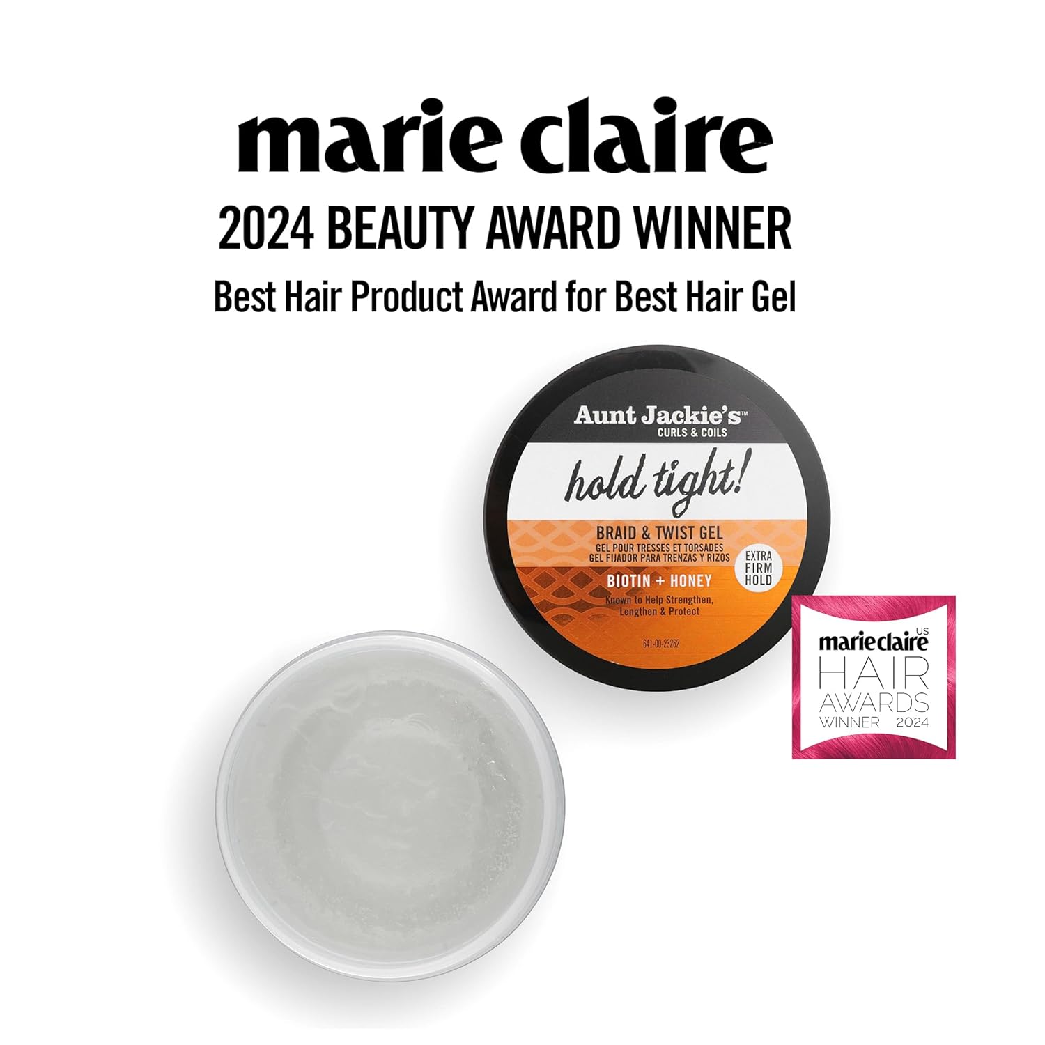 Aunt Jackie's Curls & Coils Braid Collection Extra Firm Hold Gel for Twists and Braids, 7.5 oz : Beauty & Personal Care