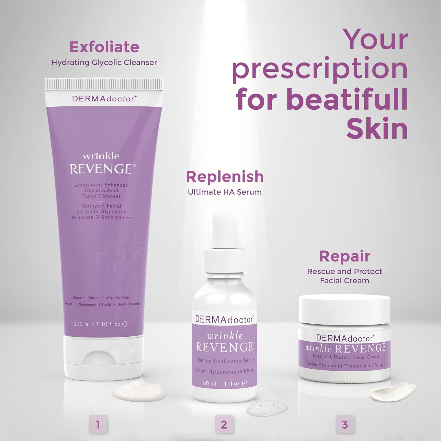 Dermadoctor Anti-Aging Face Cream | Dermatologist Formulated Moisturizer With Squalane, Peptides & Antioxidants | Day & Night Use - 1.7 Oz