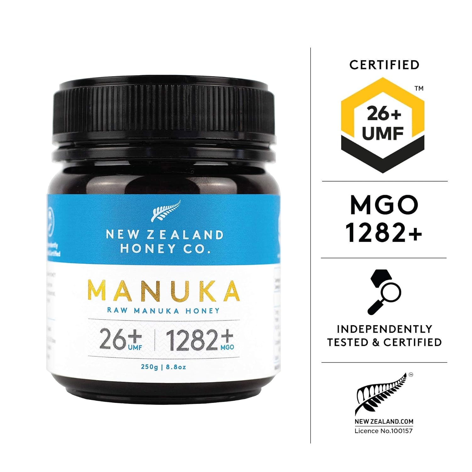 New Zealand Honey Co. Manuka Honey Special Bulk Package Umf 26+ / Umf 24+, Umf Certified / 8.8Oz