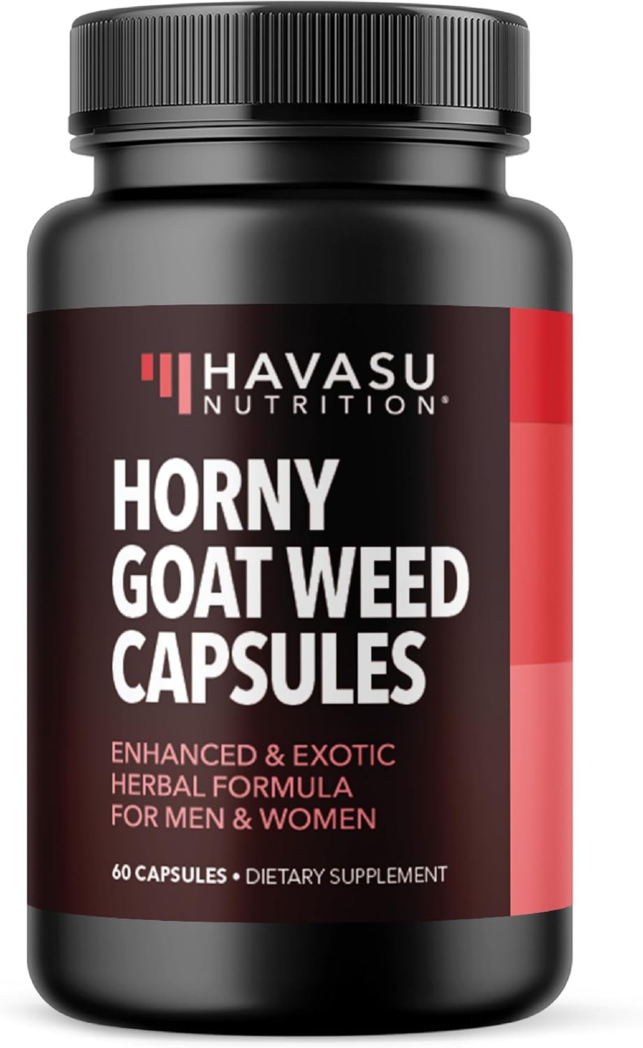 Horny Goat Weed For Men And Women - Extra Strength Performance Support With Maca Root Extract & Tongkat Ali & Muira Puama - Power, Performance And Energy Support - 1 Month Supply Herbal Supplement