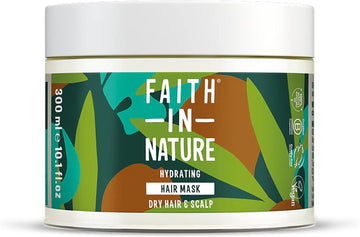 Faith In Nature Natural Dragon Fruit Hair Mask, Revitalising, Vegan And Cruelty Free, No Sls Or Parabens, For All Hair Type, 300 Ml