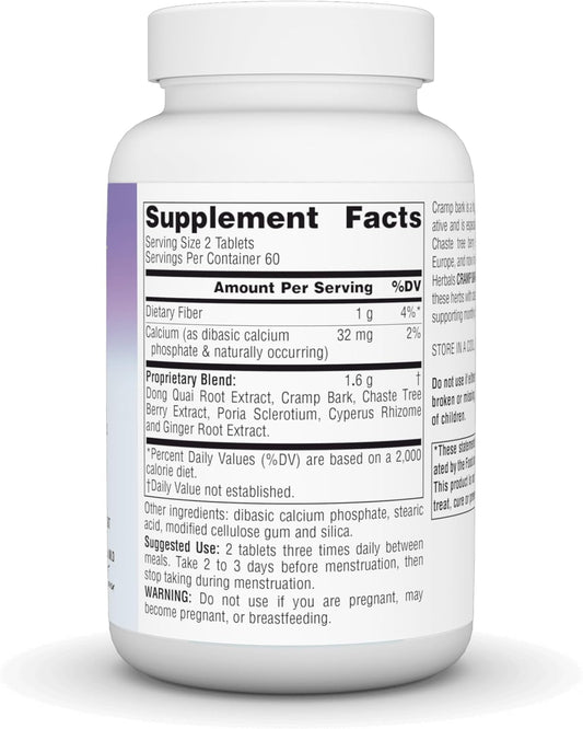 PLANETARY HERBALS, Cramp Bark Comfort? - 120 tabs (800MG)