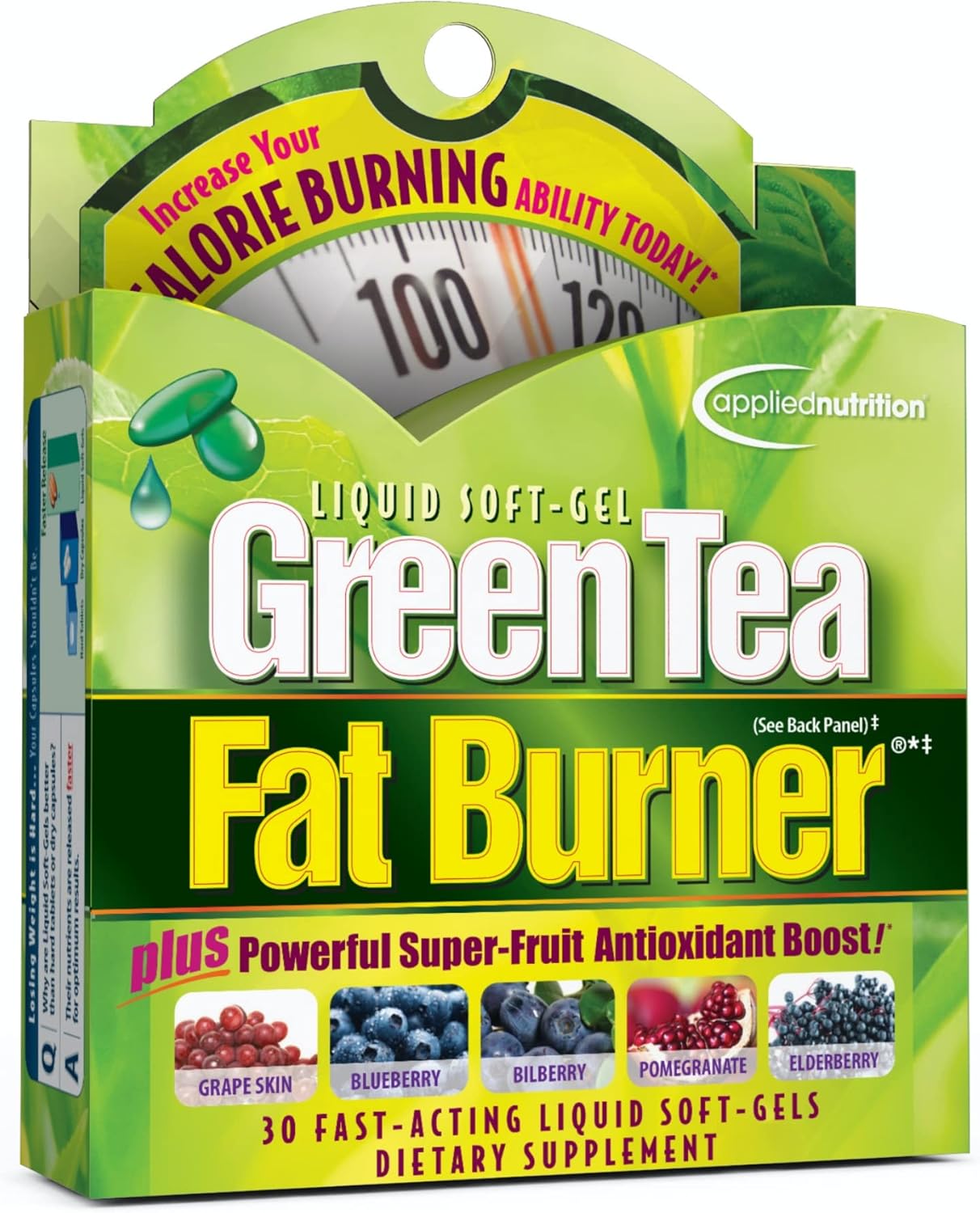 Applied Nutrition Green Tea Fat Burner - 30 Liquid Soft-Gels