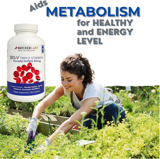 Bricker Labs Big-V Triple Strength Vanadyl Supplement: Vanadyl Sulfate