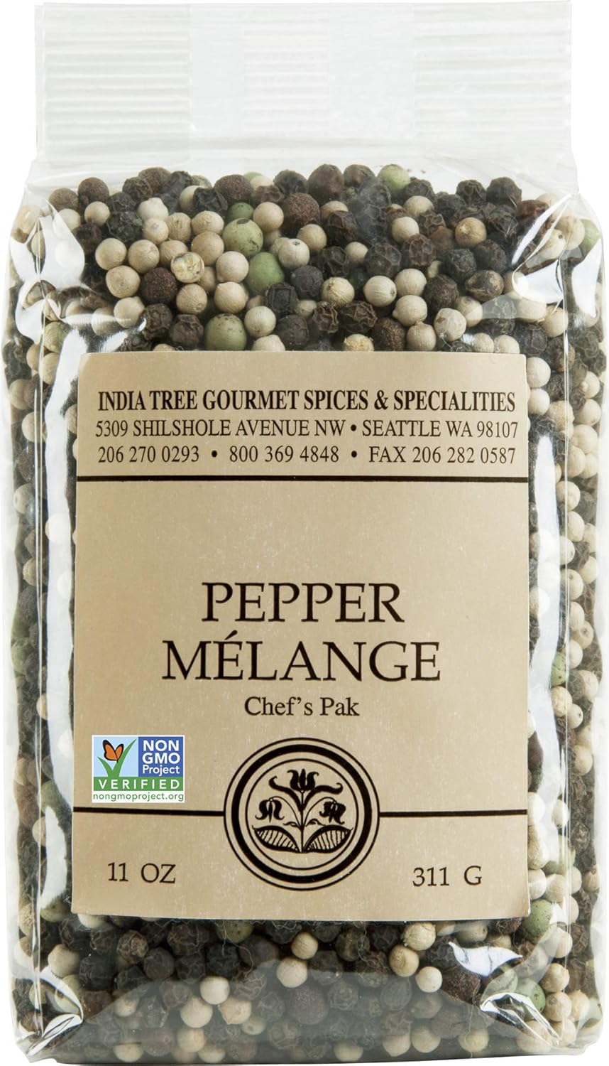 India Tree Pepper Melange, 11 Ounce