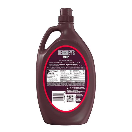 Hershey'S Chocolate Syrup Bulk Bottle, 48 Oz