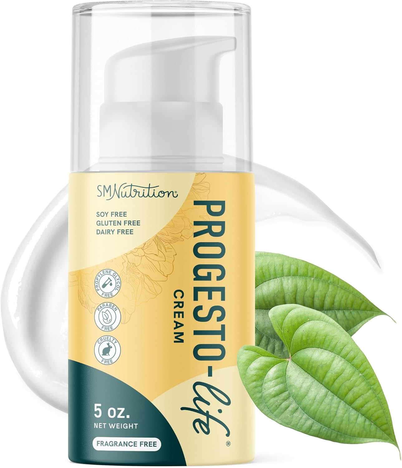 Progesterone Cream For Women – 3000Mg Bioidentical From Wild Yam – Menopause & Menstrual Support – Dermatologist-Tested, Soy-Free