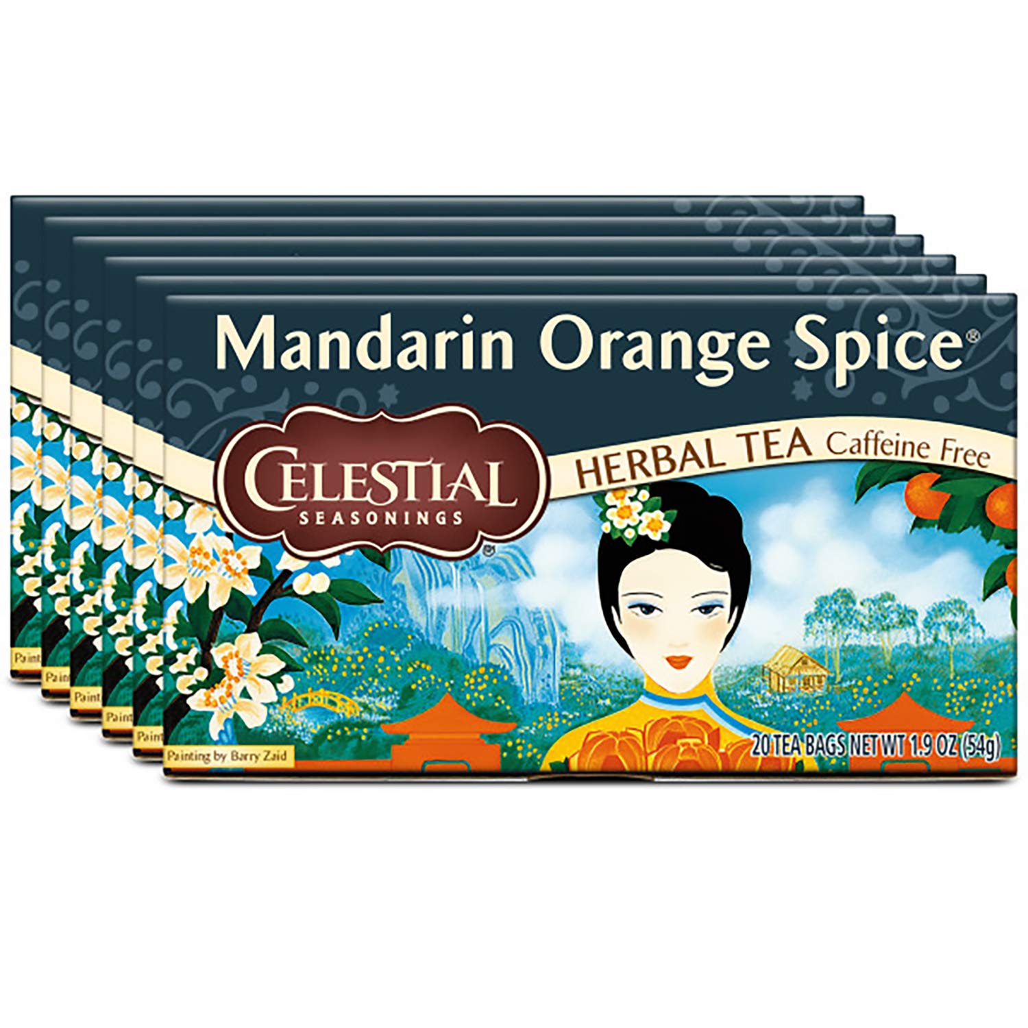 Celestial Seasonings Herbal Tea, Mandarin Orange Spice, 20 Count (Pack Of 6)