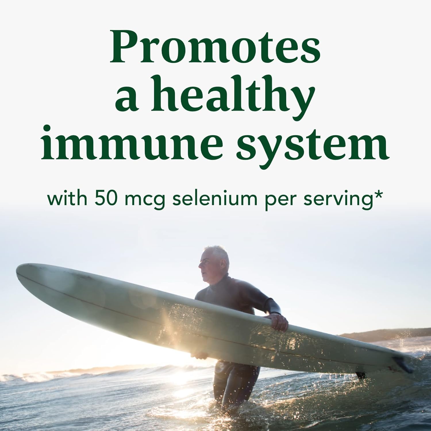 MegaFood Selenium - Selenium 50 mcg, Selenium Supplement with Food and Herb Blend - Immune Support - Vegan, Non-GMO - Made without 9 Food Allergens - 60 Tablets (60 Servings) : Health & Household