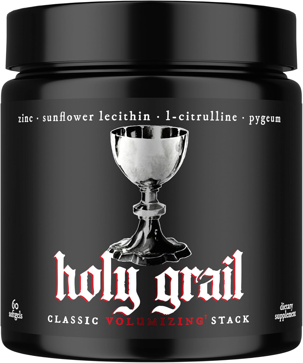 Holy Grail - Classic Semen Volumizing Stack | Men'S Load Volume, Vitality, & Fertility Booster | Softgel Formula = Higher Bio-Availability | One Month