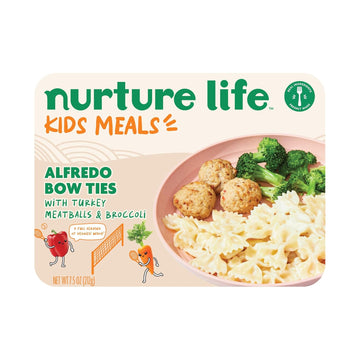Nurture Life Kids Meals, Alfredo Bow Ties, Healthy Toddlers & Kid Foods, Freshly Cooked, Made To Order, Ships In Refrigerated Box, Nutritious Toddler Meals, Ready To Eat School Lunch, Organic Focus