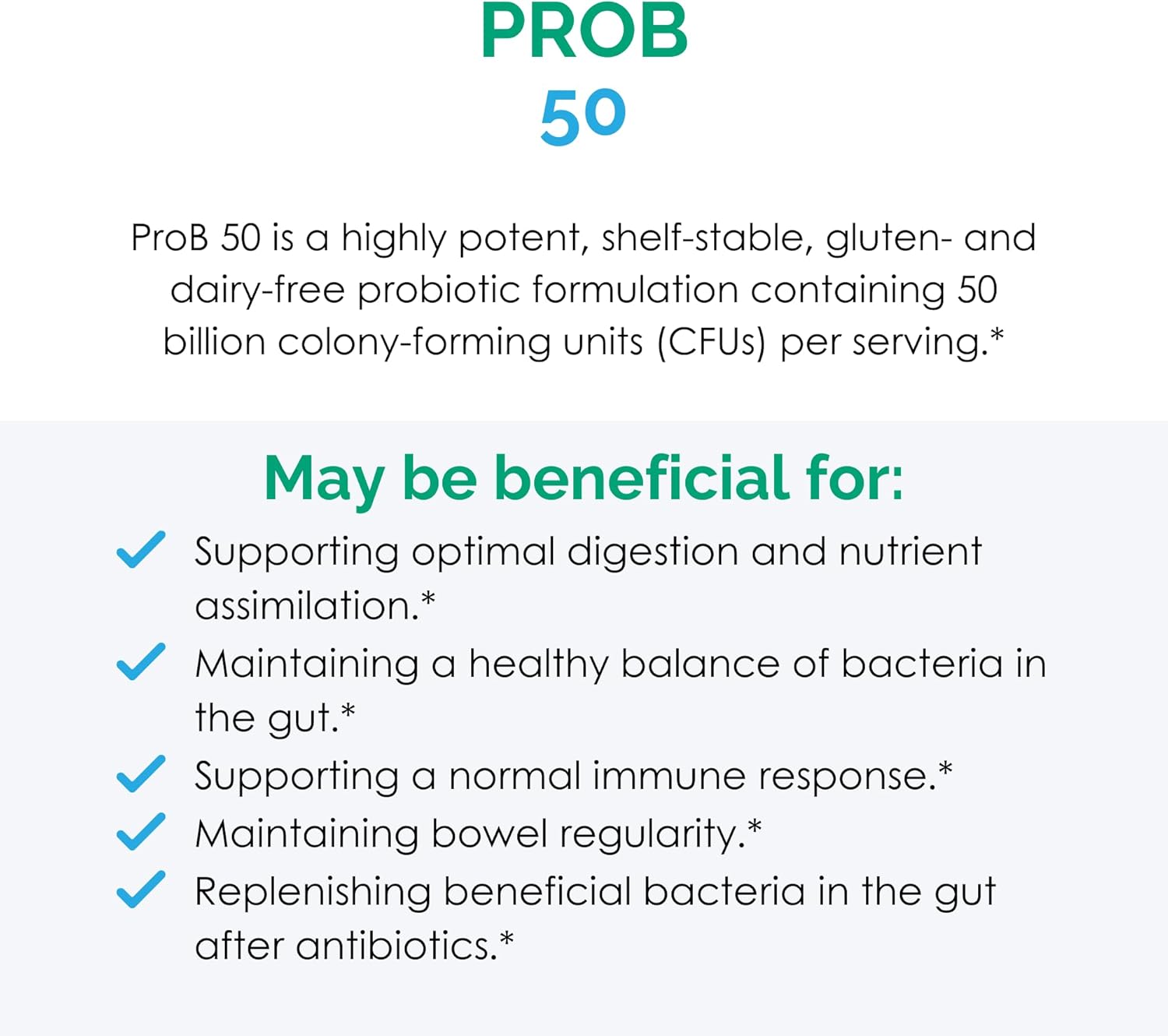 Rootcology By Dr. Izabella Wentz | Prob 50 | 18 Shelf-Stable Probiotic Strains To Support Gut Health And Maintain Bowel Regularity With Bifidobacterium, Lactobacillus And More | 30 Vegetarian Capsules : Health & Household
