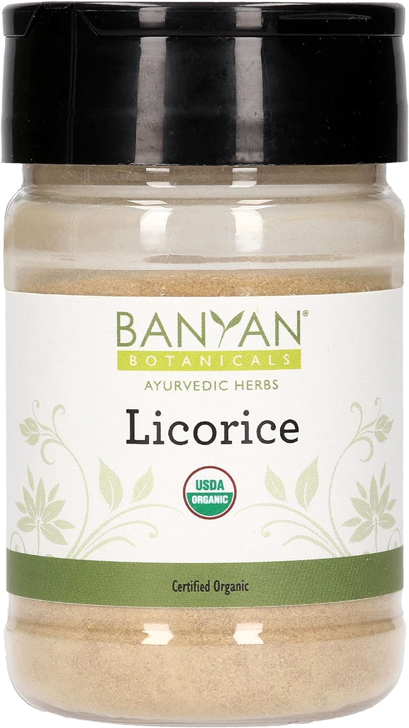 Banyan Botanicals Licorice Root Powder, Spice Jar - USDA Organic - Glycyrrhiza glabra - Ayurvedic Herb for Lungs, Skin, & Stomach ?