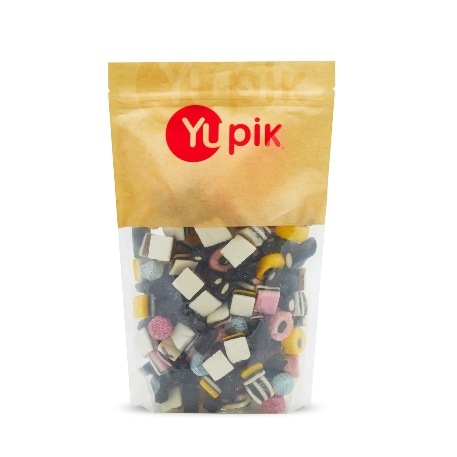 Yupik Licorice Allsorts With Natural Flavors, Classic Candy, 2.2 Lb