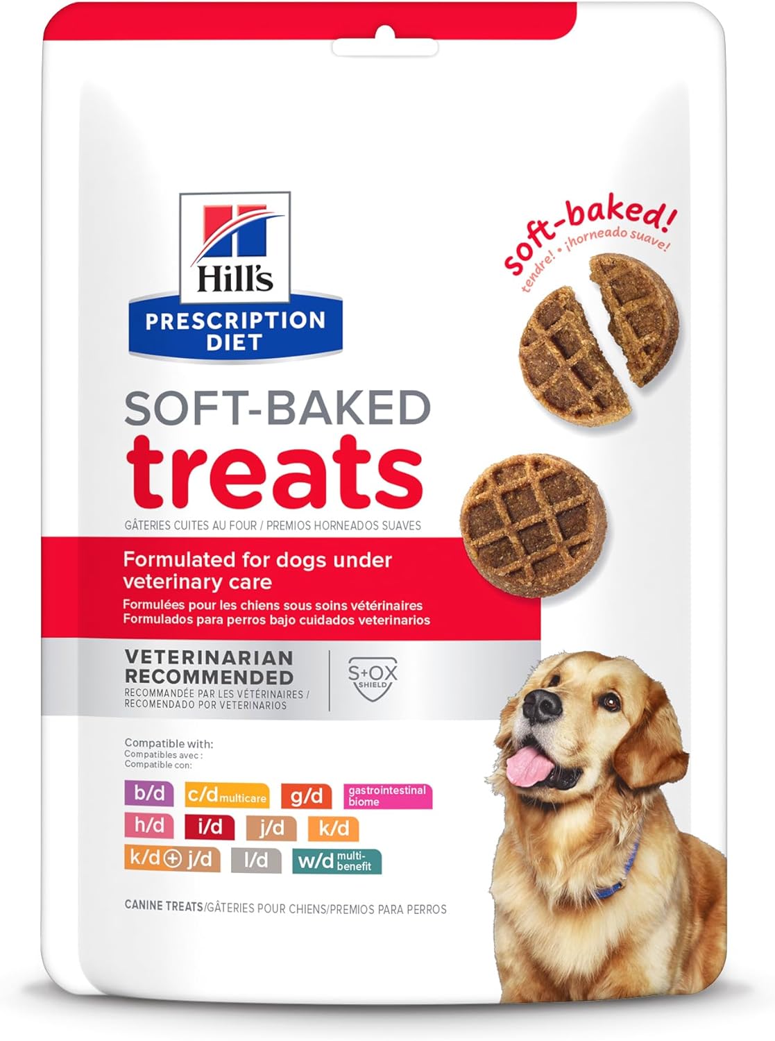 Hill's Prescription Diet Soft Baked Dog Treats, Veterinary Diet, 12 oz. Bag