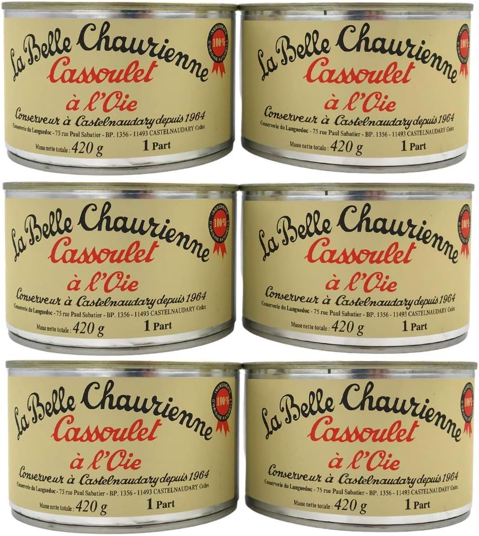 La Belle Chaurienne Goose Cassoulet 420G X 6