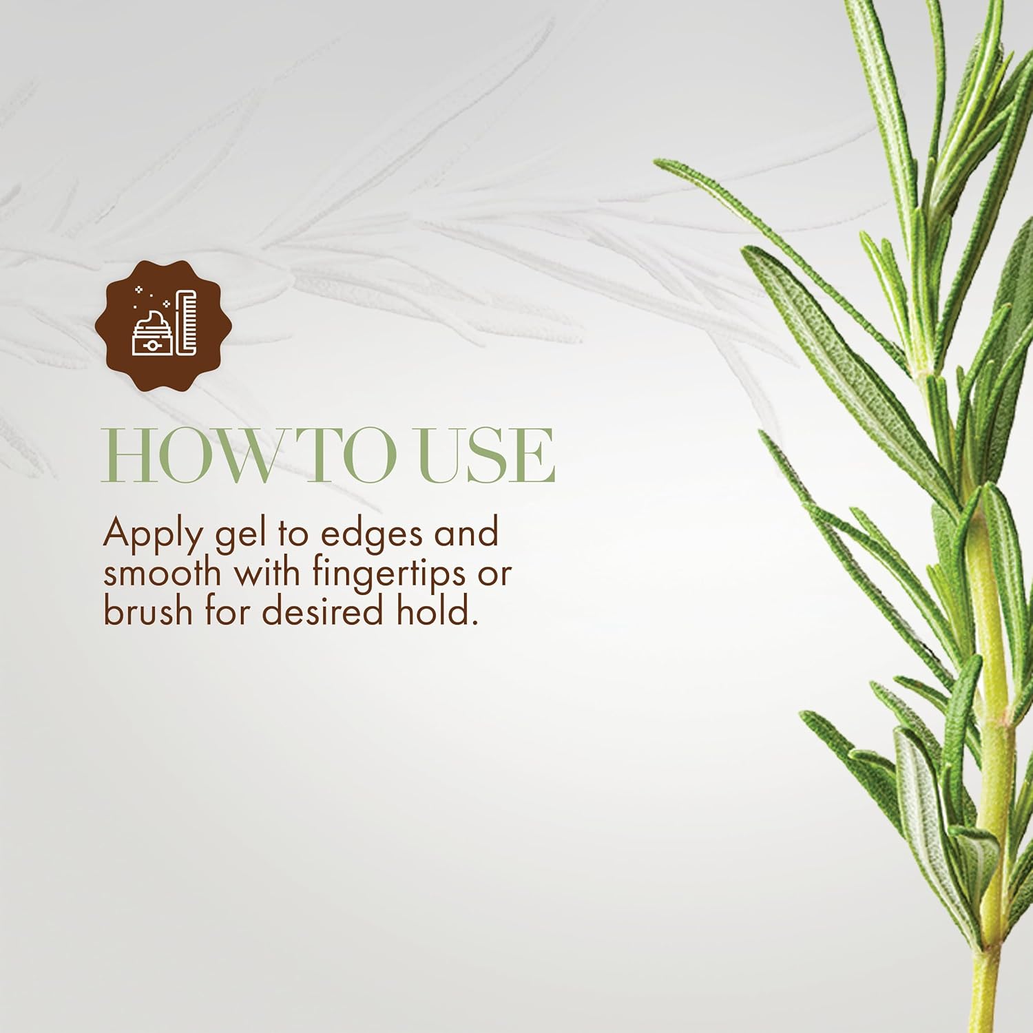 Mielle Organics Rosemary Mint Strengthening Edge Gel, Biotin & Essential Oil Hair Styling Treatment, 2 Ounces : Beauty & Personal Care