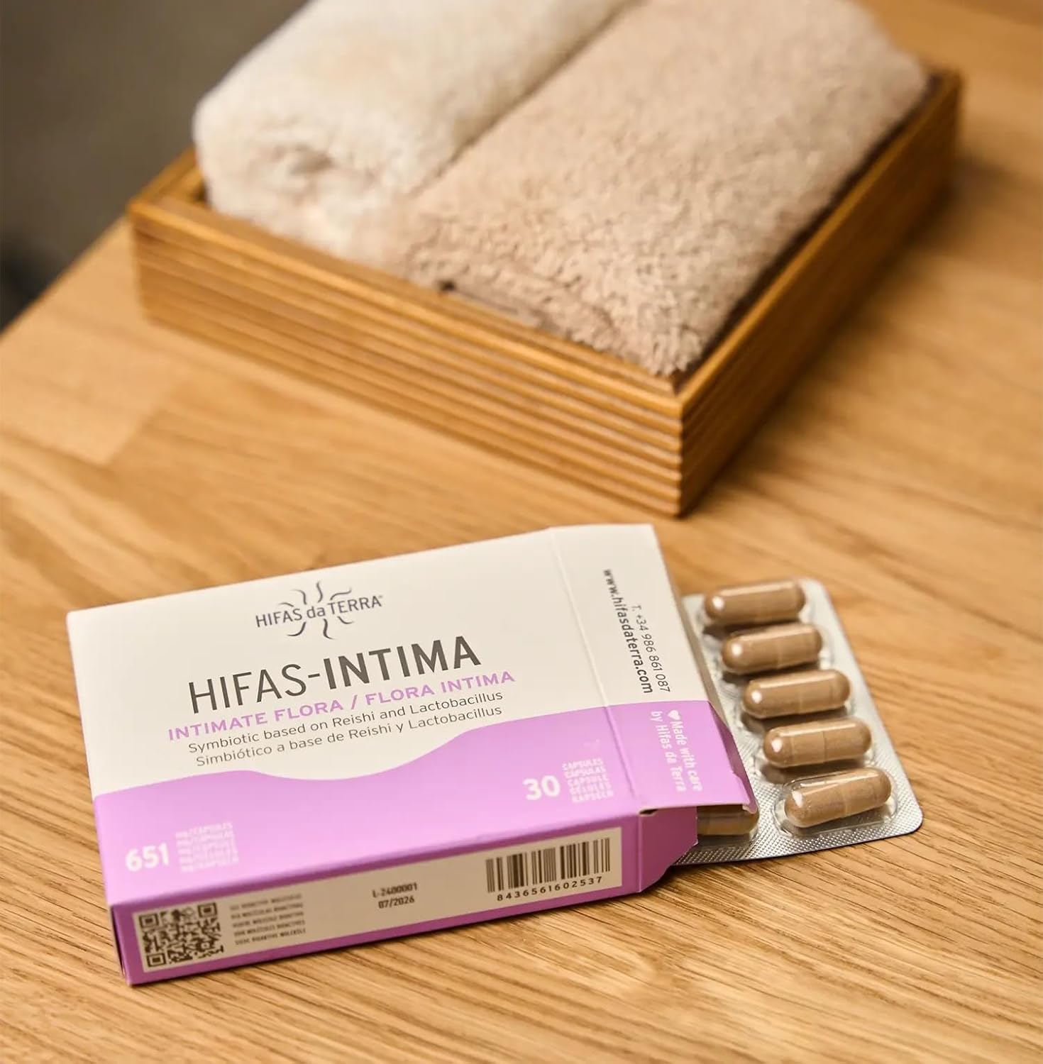 Hyphae-Intima (Intimate Flora) 30 Capsules Of 651Mg