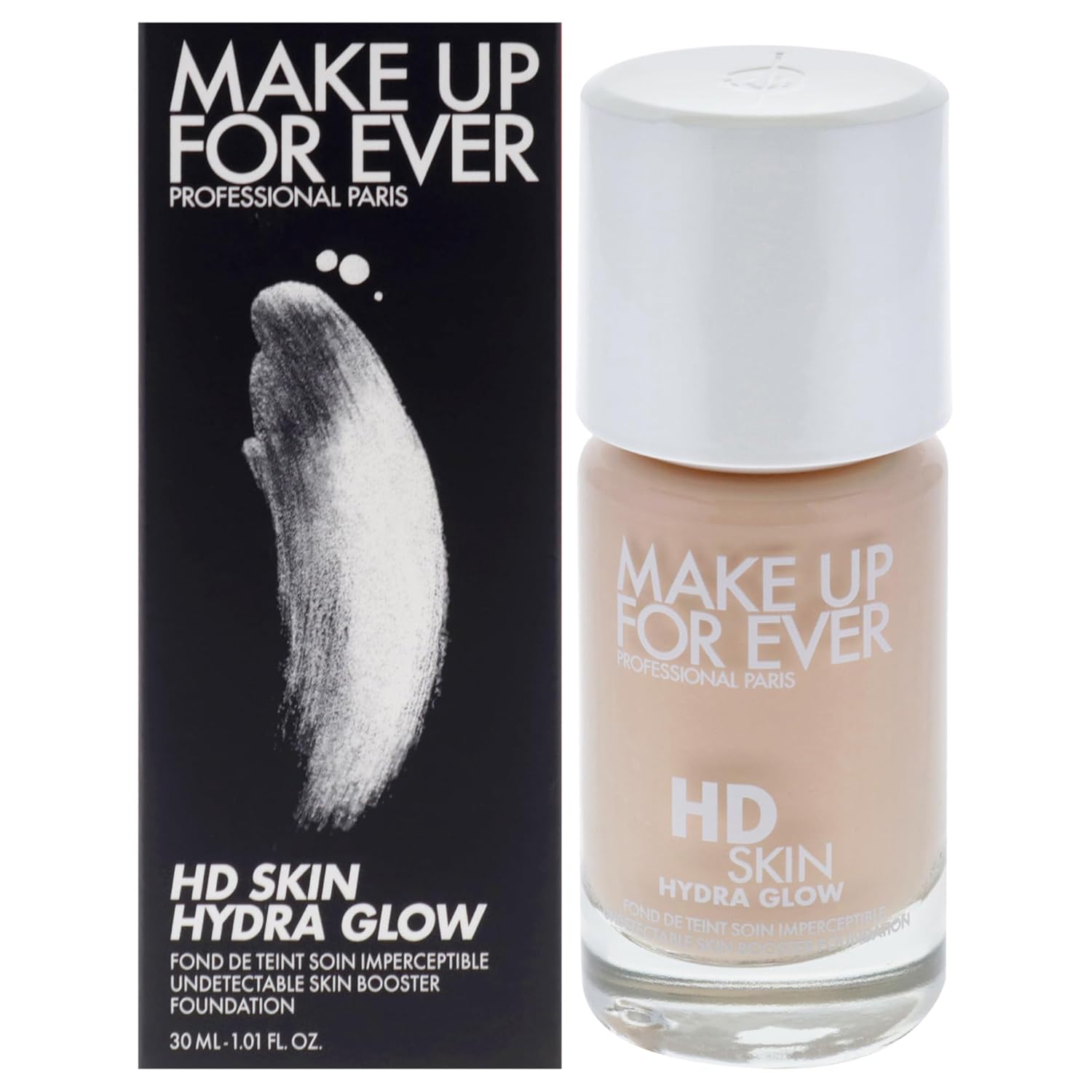 Hd Skin Hydra Glow - 1R02 Cool Alabaster By Make Up For Ever For Women - 1 Oz Foundation