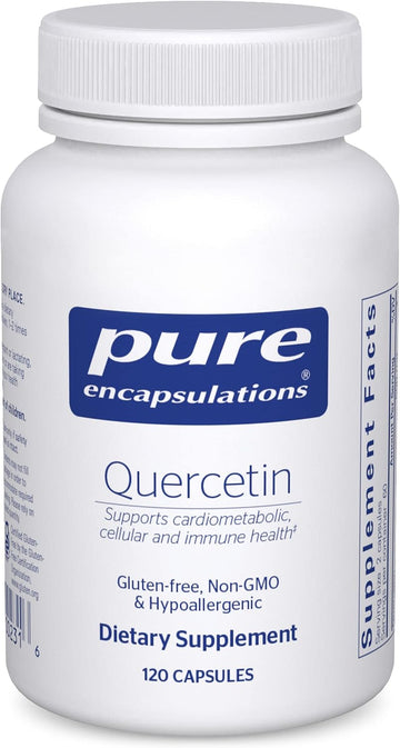 Pure Encapsulations Quercetin - Supplement With Bioavonoids For Immune, Cellular, And Cardiometabolic Health* - With Premium Quercetin Avonoids - 120 Capsules