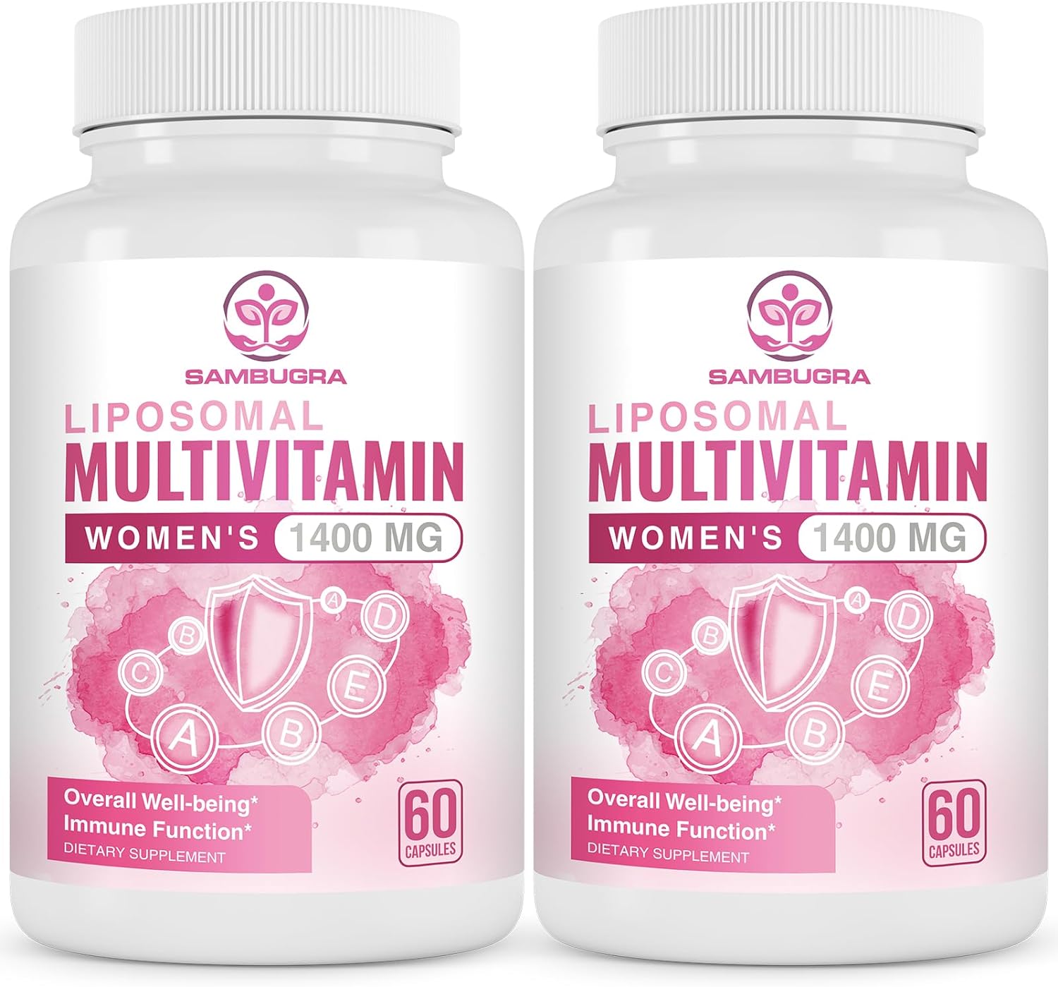 Liposomal Multivitamin for Women 1400MG - Womens Daily Multi Vitamins Supplements with Iron, Vitamin A, C, D, E and B Complex for Immune Health, Hair & Skin Support for Women 18+?120 Vegan Capsules