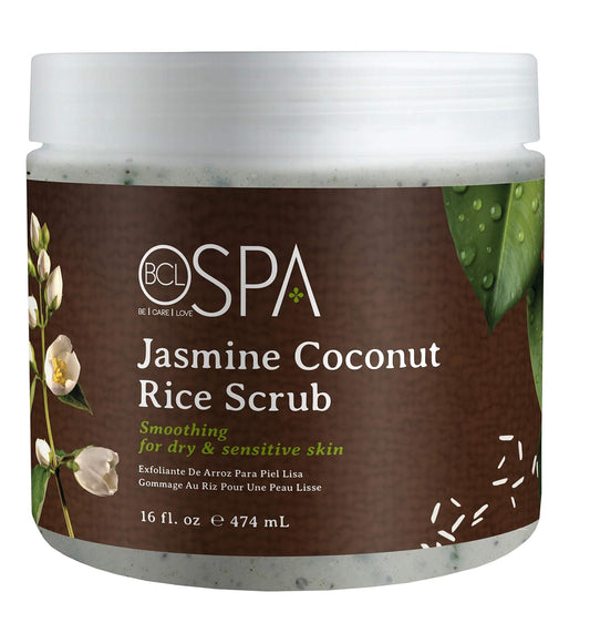 Bcl Spa Rice Scrub, Jasmine Coconut, 16 Fl Oz : Beauty & Personal Care