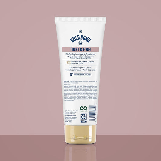 Gold Bond Age Renew Tight & Firm Body & Face Lotion With Proteins & Lipids, Skin Firming Lotion For Aging, Dry Skin, 8 Oz