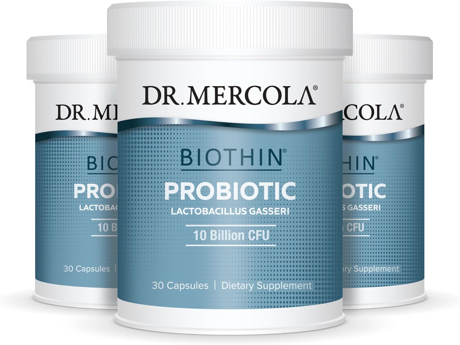 Dr. Mercola Biothin Probiotic 10 Billion Cfu, 90 Servings (90 Capsules), Dietary Supplement, Supports Digestive Health, Non Gmo