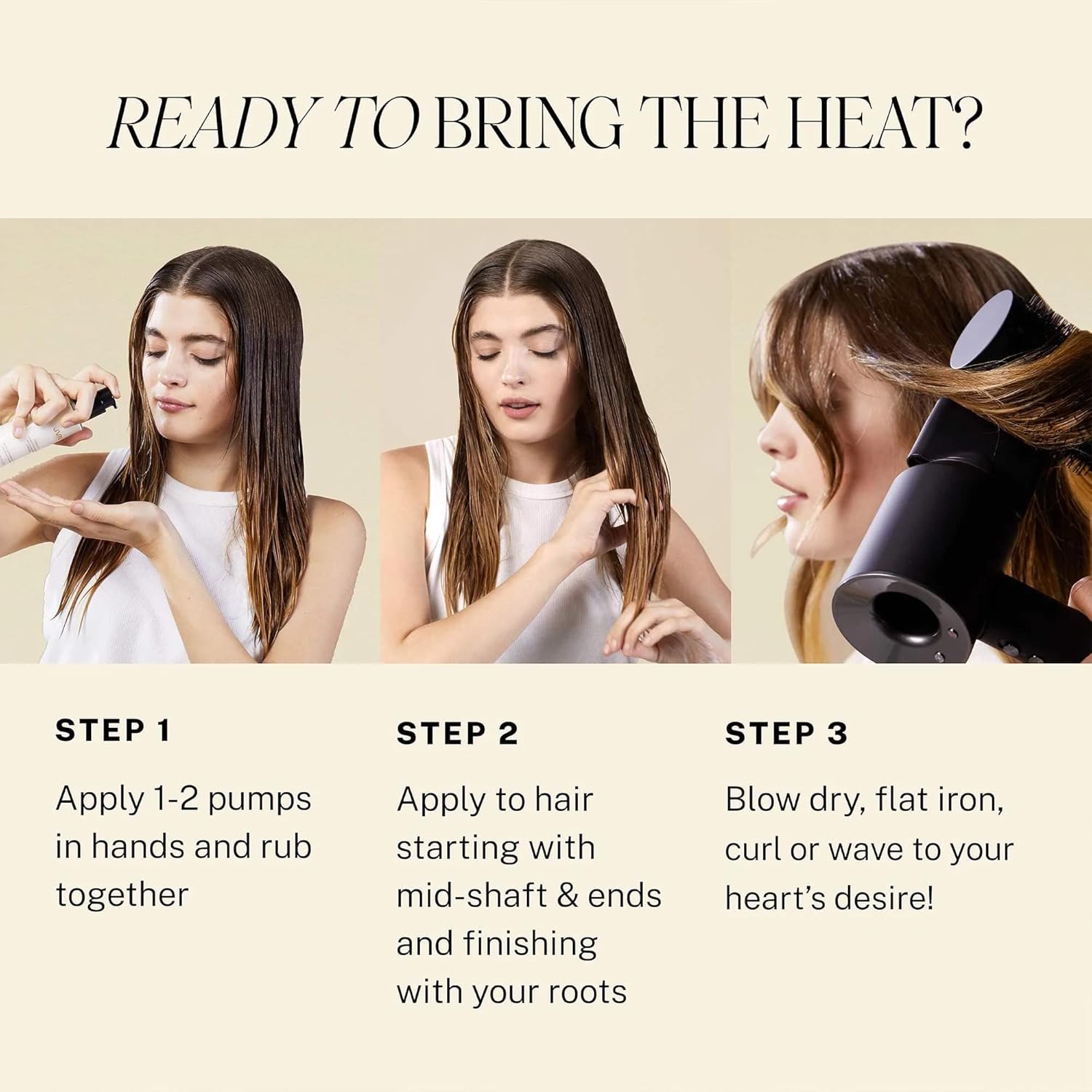 Jvn Complete Blowout Styling Milk Heat Protector Cream, Anti-Humidity, Smooths Protects, 3 Fluid Ounces : Beauty & Personal Care
