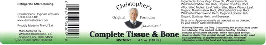 Dr. Christopher's Formulas Complete Tissue and Bone Ointment - 