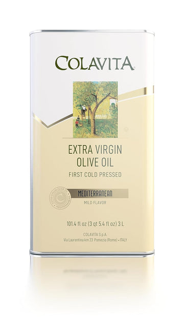 Colavita Mediterranean Extra Virgin Olive Oil Pack of 1 Tin