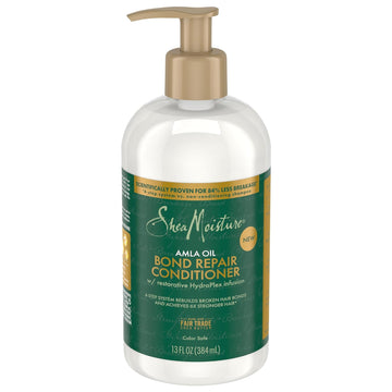 Shea Moisture Bond Repair Conditioner Amla Oil to Strengthen Hair with Anti-Breakage with Restorative HydroPlex Infusion 13 oz