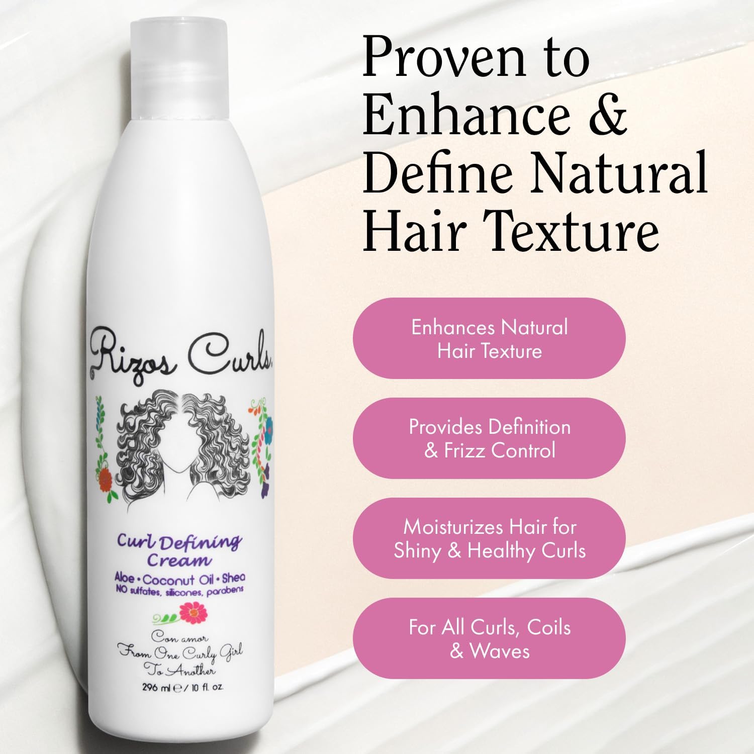 Rizos Curls 3-Step Styling Kit - Define, Style, Hold With Curl Defining Cream, Light Hold Gel & Refresh Spray Enhances Shine, Moisture & Frizz Control For All Curl Types Sulfate Paraben Free : Beauty & Personal Care